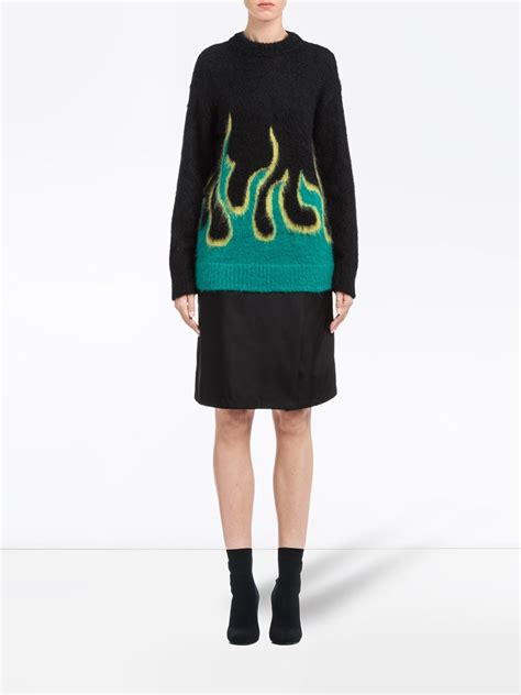 borse prada con fiamma|farfetch borse prada donna.